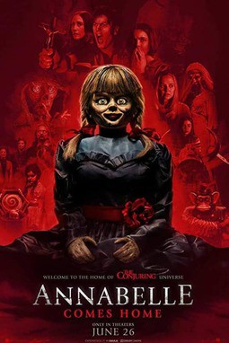 movie poster of Annabelle comes Home