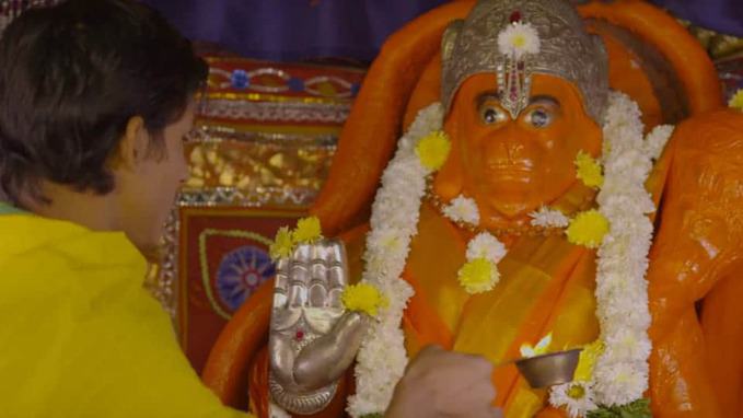 sri hanuman idol at puri jagannath temple hyderabad