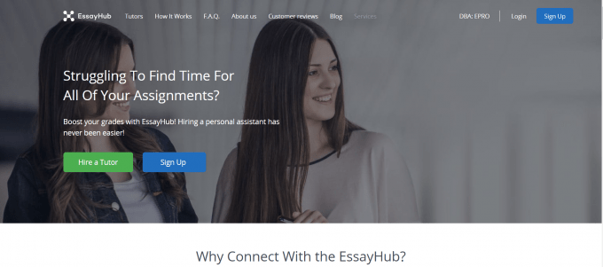 Essayhub.com Website